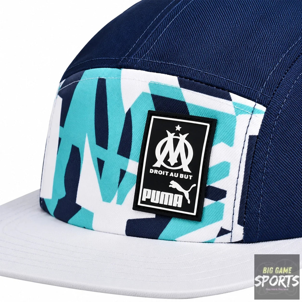 Puma Olympique de Marseille Football 5 Panel Snapback Cap - Caps