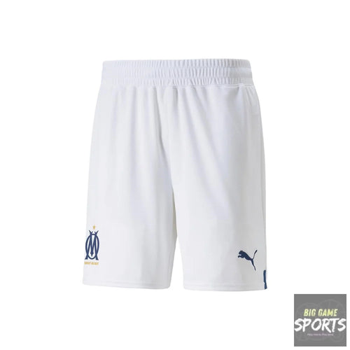 White shorts with logos on a white background