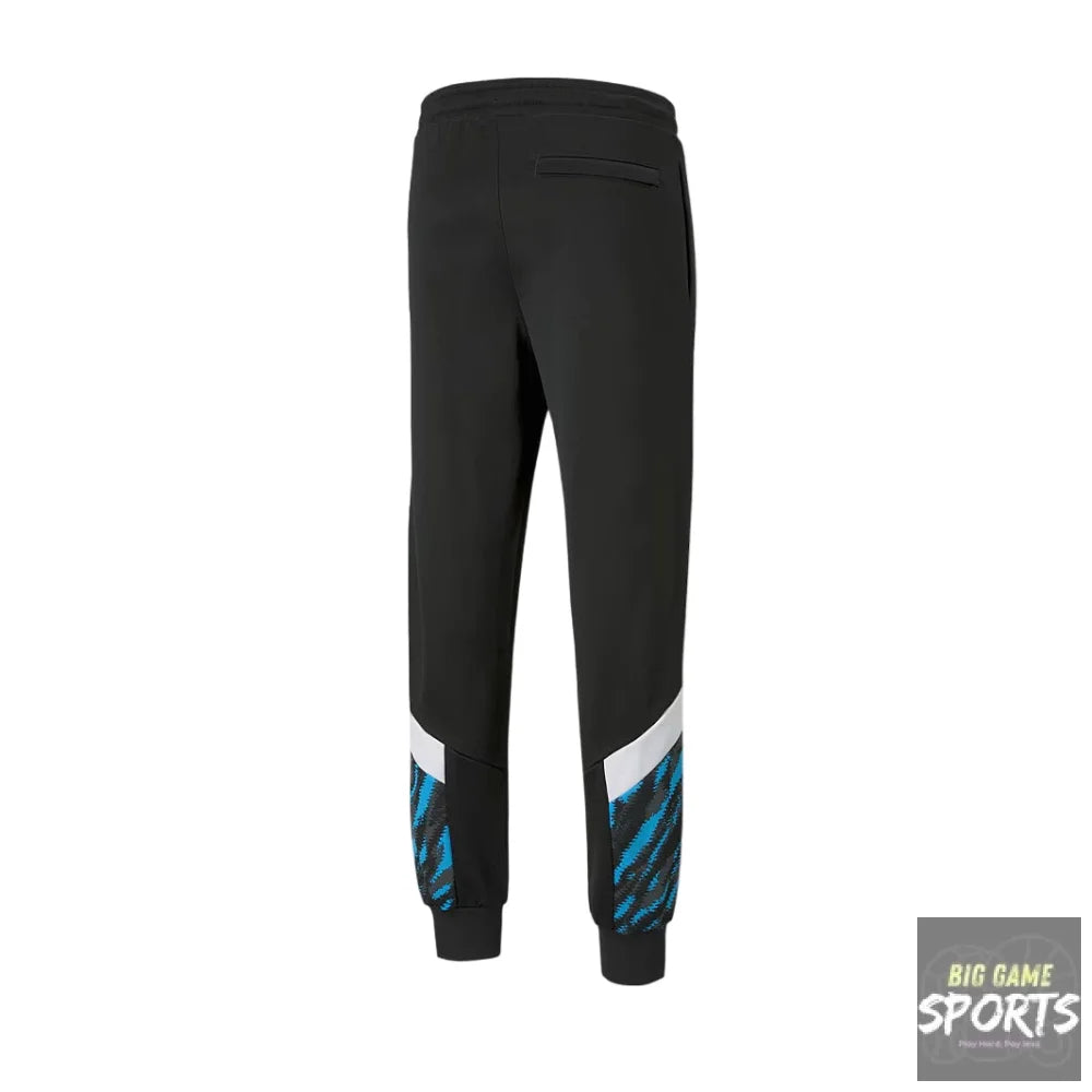 Puma Olympique de Marseille Men’s Iconic MCS Graphic Track Pants - S - Tracksuit Bottoms