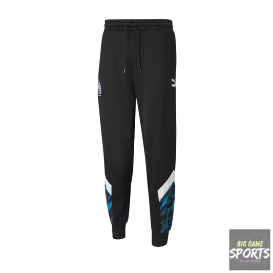 Puma Olympique de Marseille Men’s Iconic MCS Graphic Track Pants - S - Tracksuit Bottoms