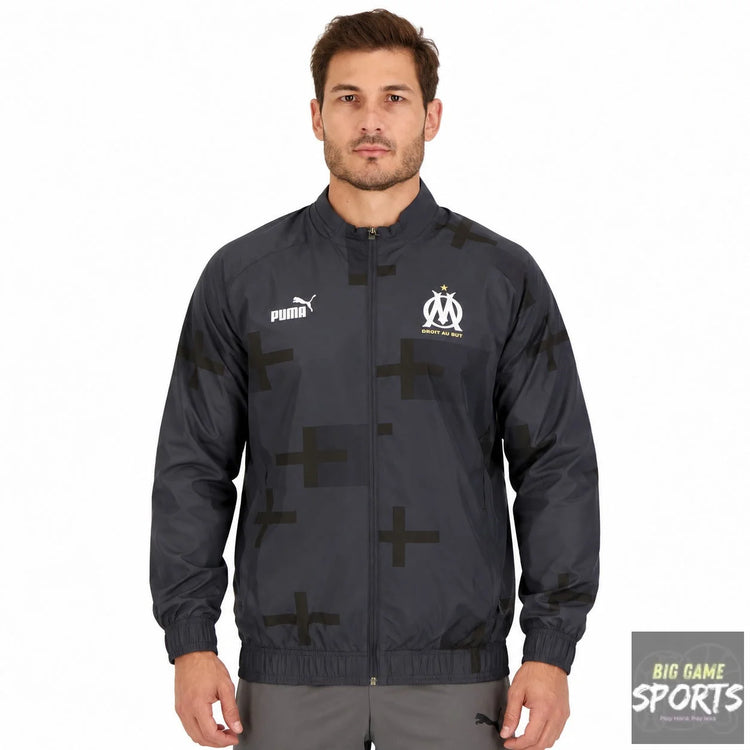 Puma Olympique de Marseille Football Men’s 2022/2023 Pre Match Jacket - Jackets