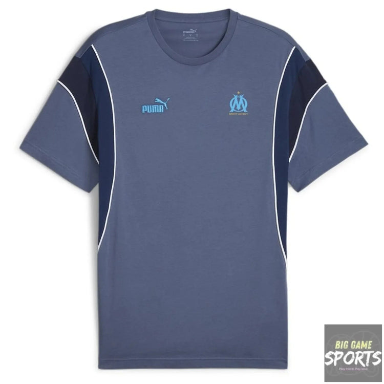 Puma Olympique de Marseille Football Men’s 2023/2024 FtblArchive T-Shirt - Shirts