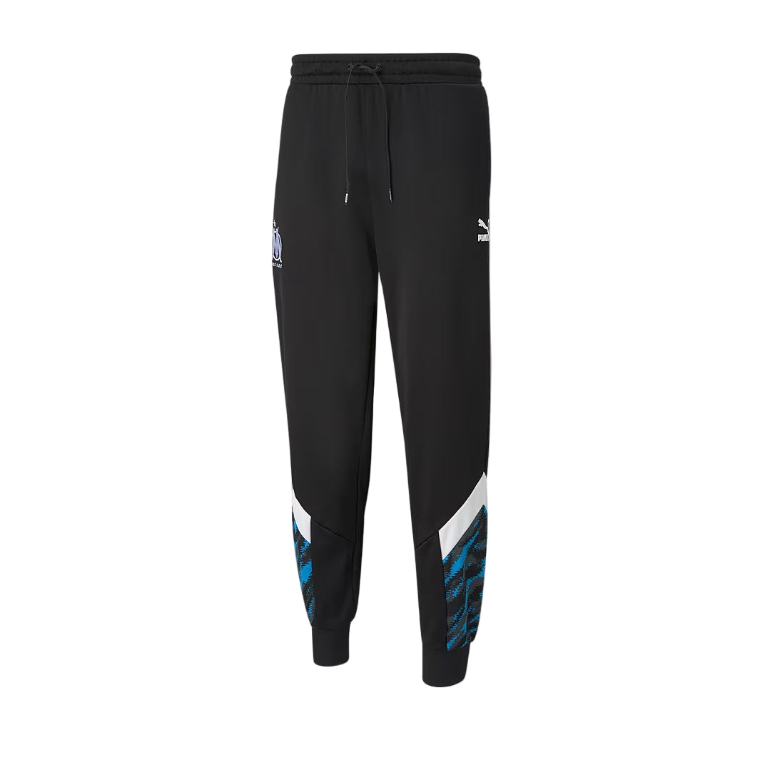 Puma Olympique de Marseille Men’s Iconic MCS Graphic Track Pants - S - Tracksuit Bottoms