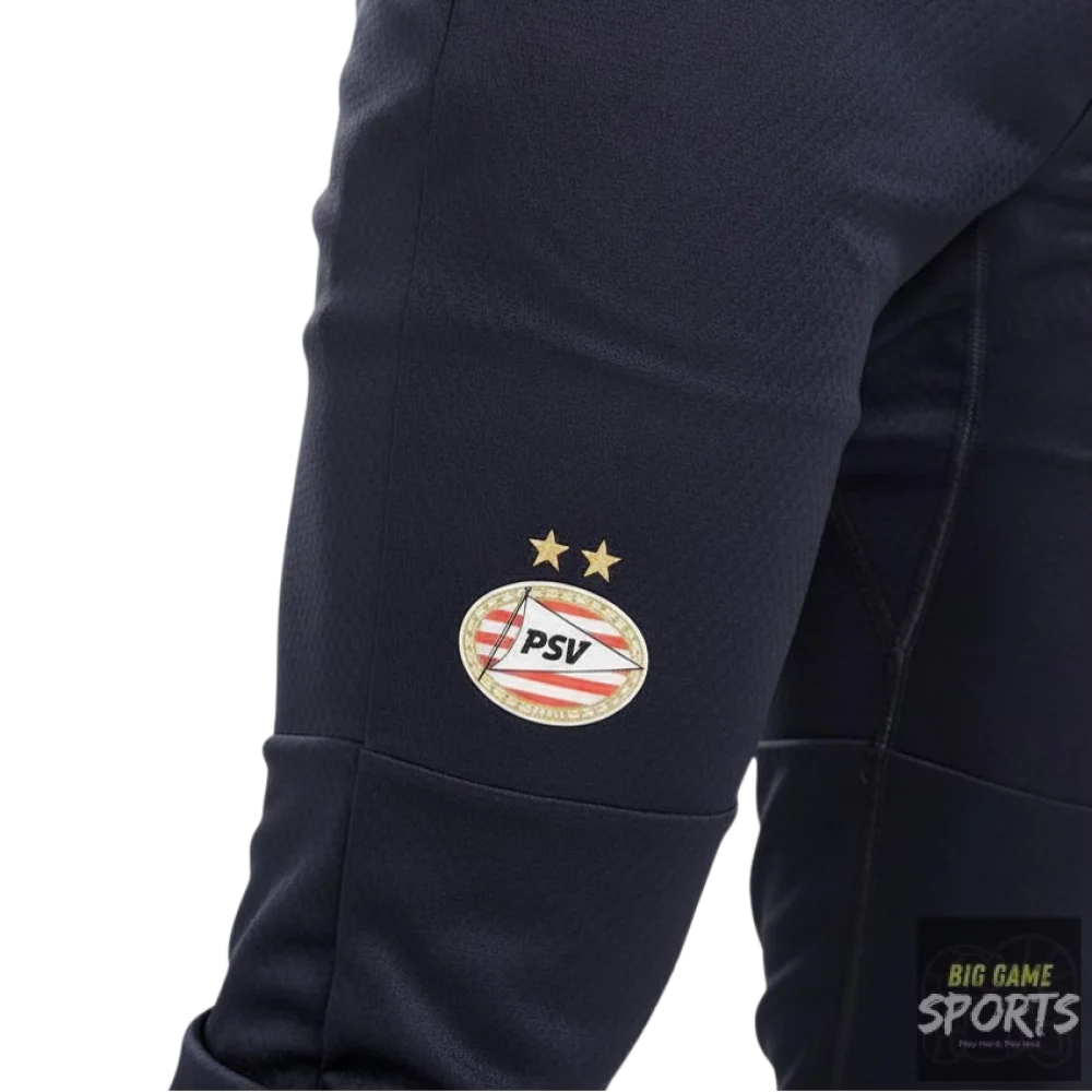 Navy blue pants with a PSV logo on a white background