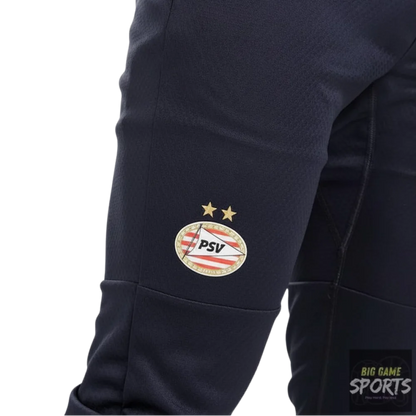 Navy blue pants with a PSV logo on a white background