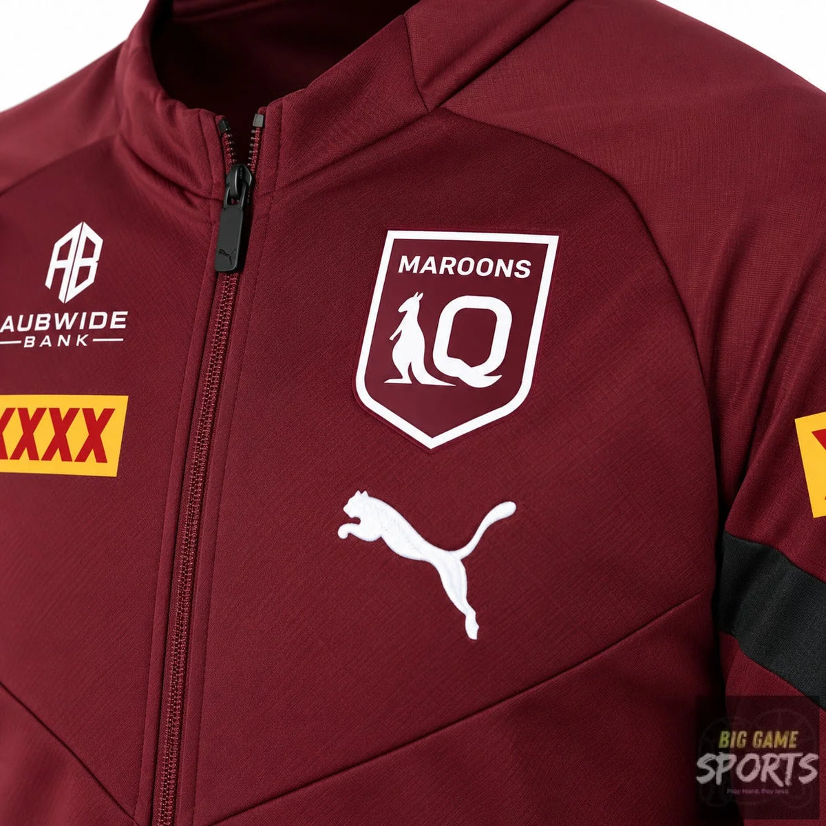Puma Queensland Maroons State of Origin Men’s 2023 Full Zip Team Jacket - Jackets