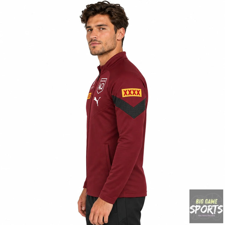 Puma Queensland Maroons State of Origin Men’s 2023 Full Zip Team Jacket - Jackets