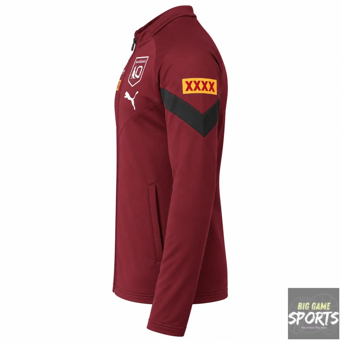 Puma Queensland Maroons State of Origin Men’s 2023 Full Zip Team Jacket - Jackets