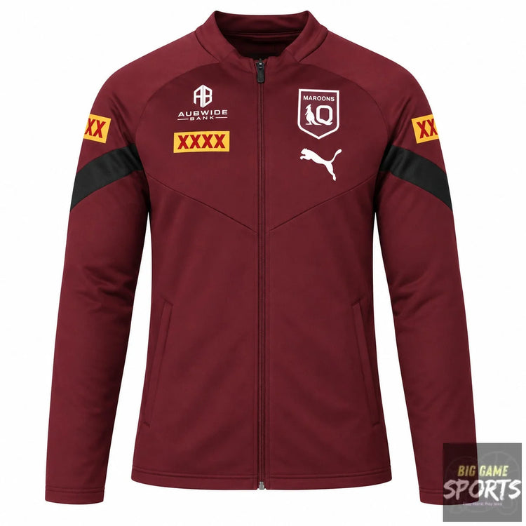 Puma Queensland Maroons State of Origin Men’s 2023 Full Zip Team Jacket - Jackets
