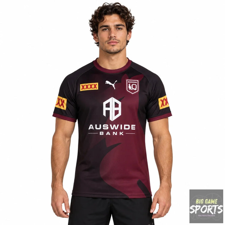 Puma Queensland Maroons State of Origin Men’s 2023 Training Shirt - Shirts