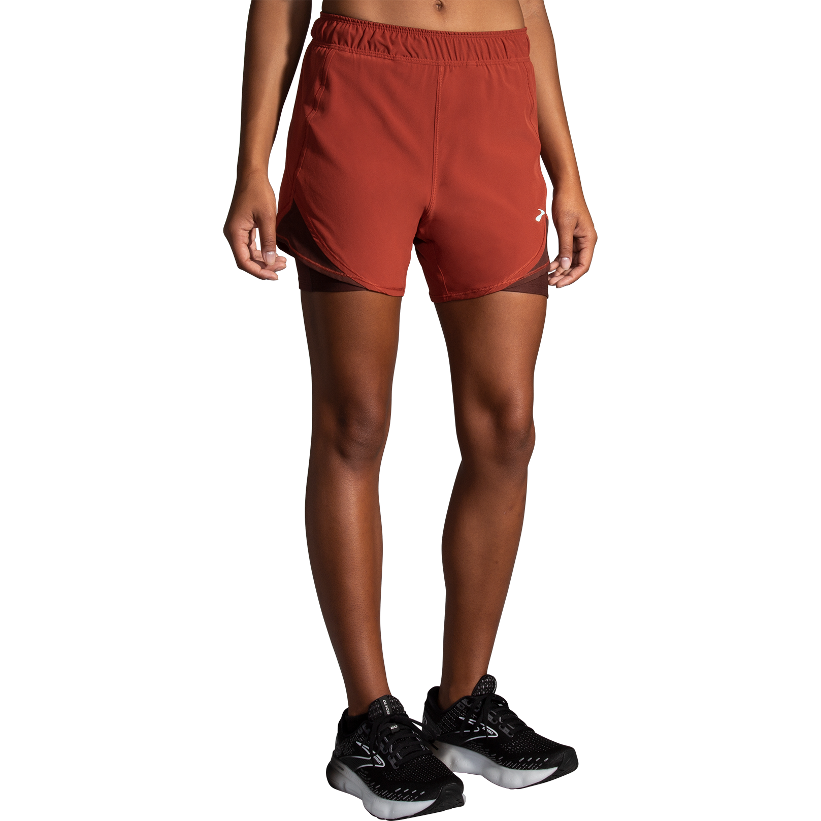 Brooks Chaser 5" 2 in 1 Womens Running Shorts