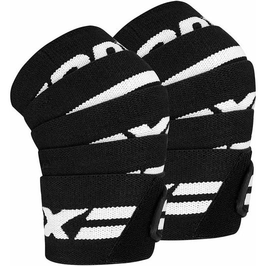 RDX K2 Black Compression Knee Wraps - Knee Supports