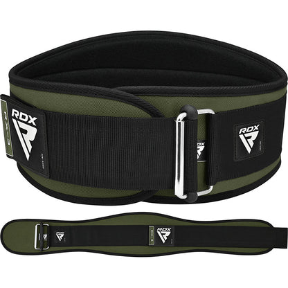 RDX X3 Army Green Neoprene Weightlifting Gym Belt - Weightlifting Belts