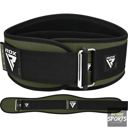 RDX X3 Army Green Neoprene Weightlifting Gym Belt - Weightlifting Belts