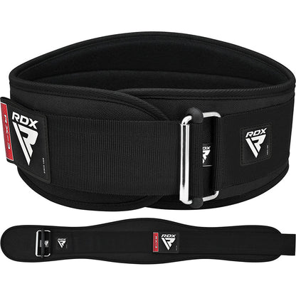 RDX X3 Black Neoprene Weightlifting Gym Belt - Weightlifting Belts