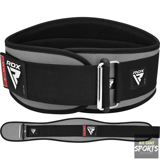RDX X3 Grey Neoprene Weightlifting Gym Belt - Weightlifting Belts
