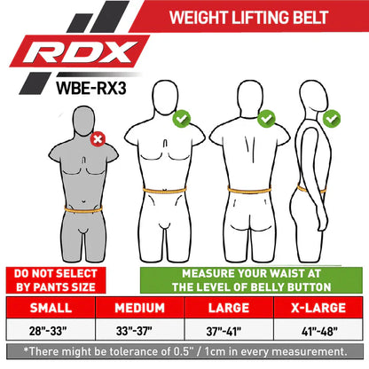 RDX X3 Grey Neoprene Weightlifting Gym Belt - Weightlifting Belts
