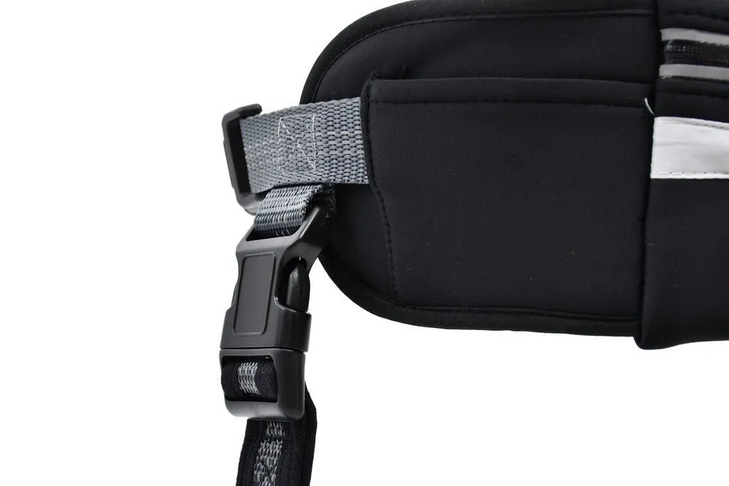 Six peaks LED Dog Lead Running Belt Black