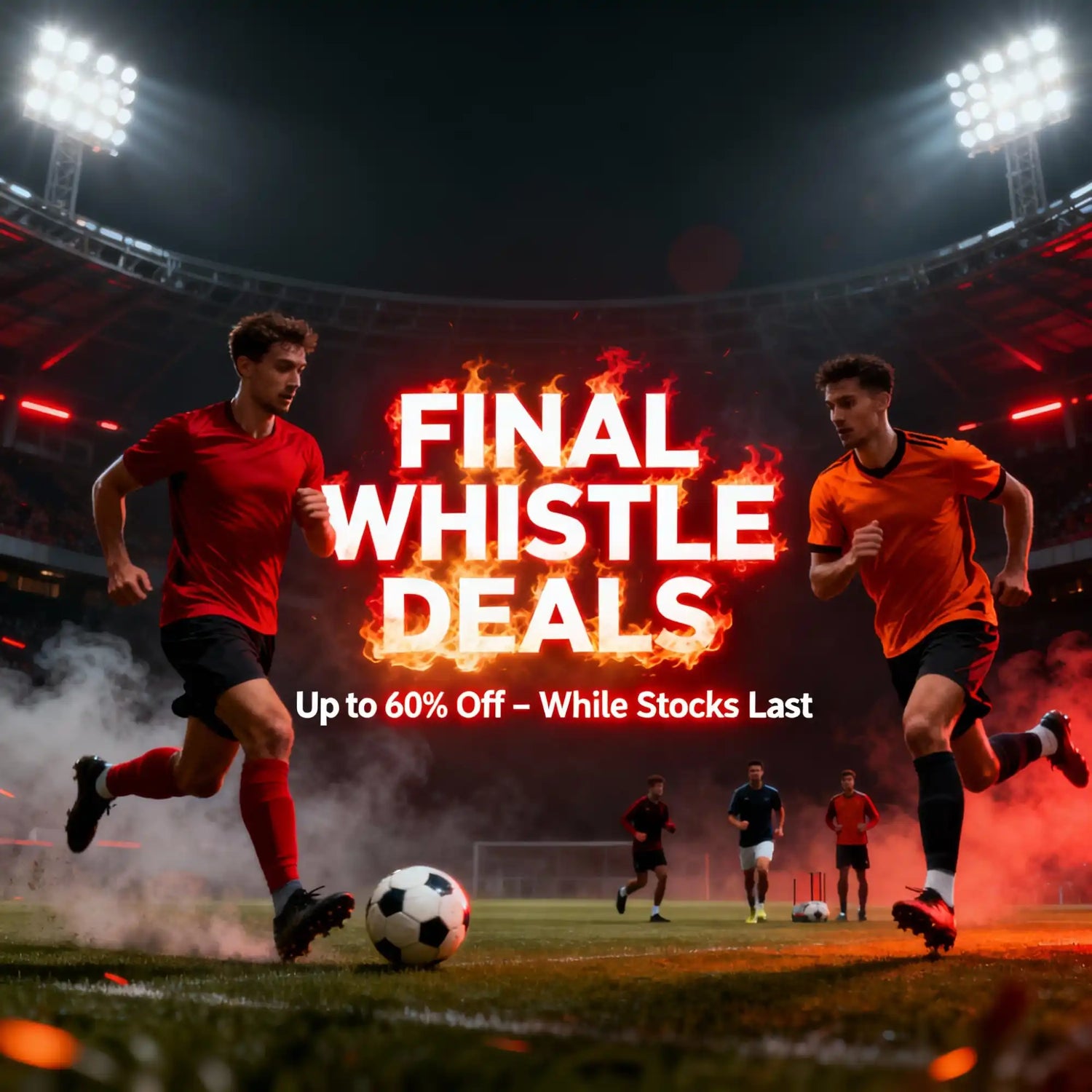 Soccer ball with black and white panels, made of synthetic leather.