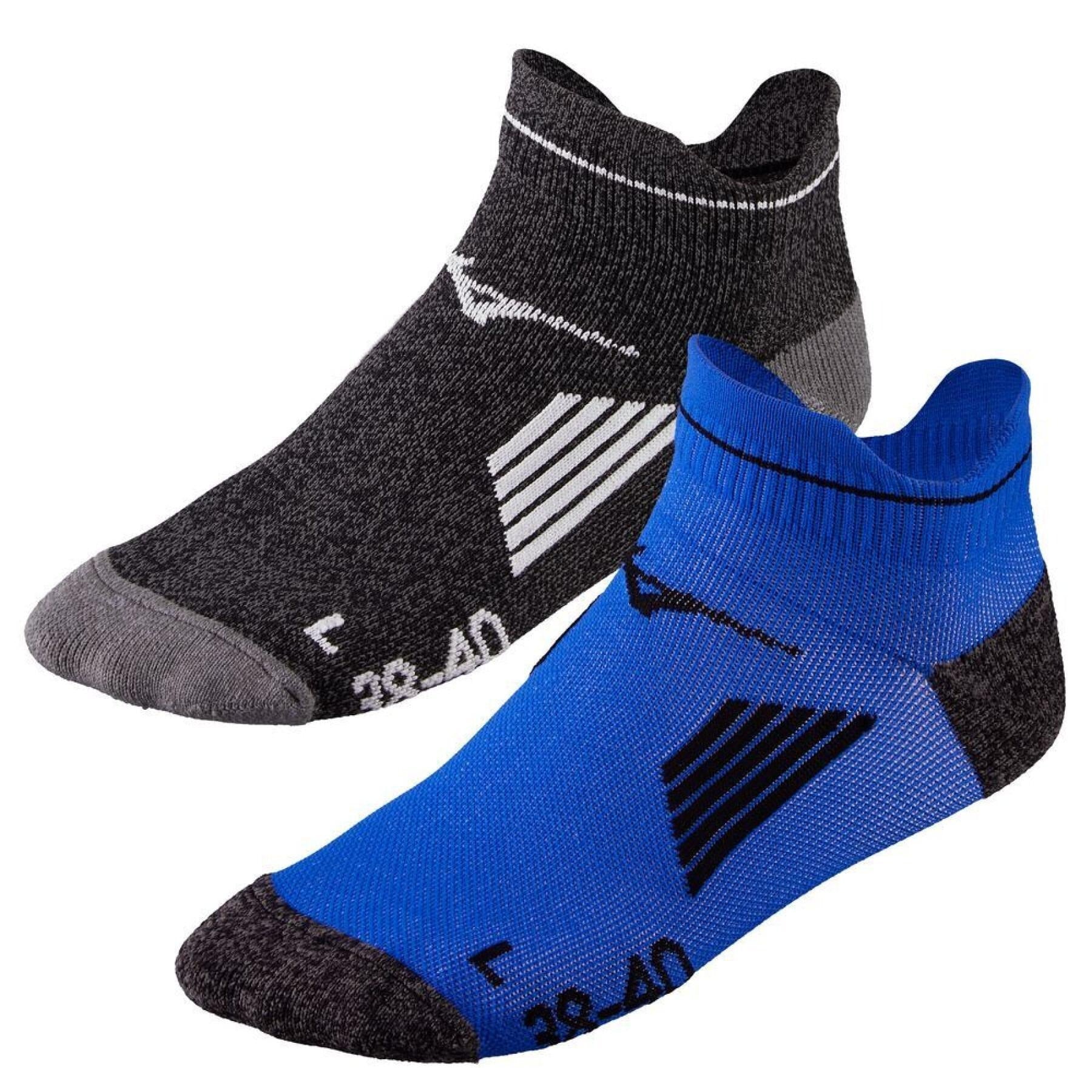 Mizuno Act Train Mid Cut Unisex Socks 2 Pack 