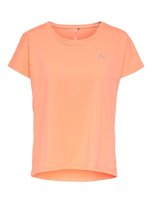 Only Play Aubree Loose Tee Neon Orange