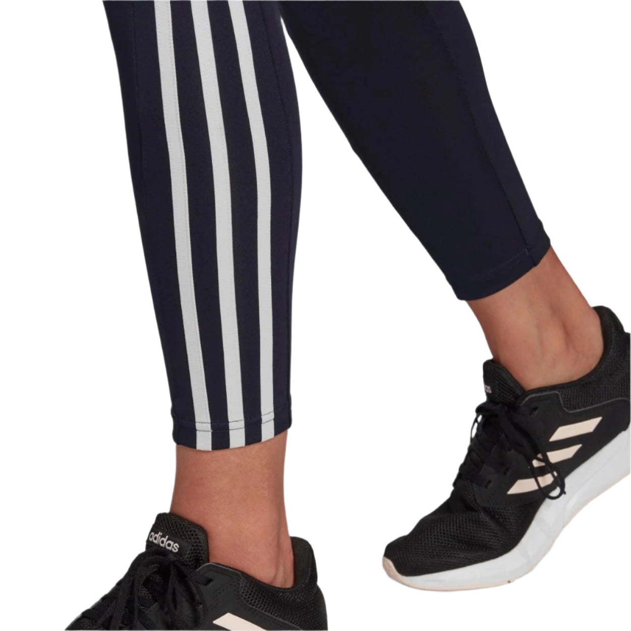 adidas Womens Designed To Move High-Rise 3-Stripes ⅞ Sport Leggings