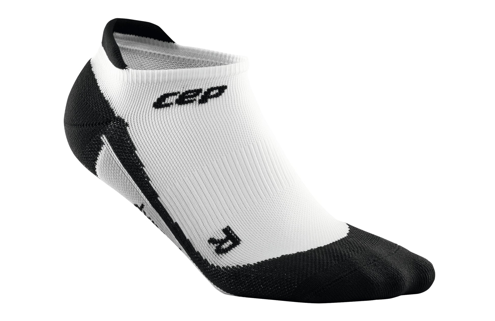 CEP Dynamic No Show Mens White/black Socks