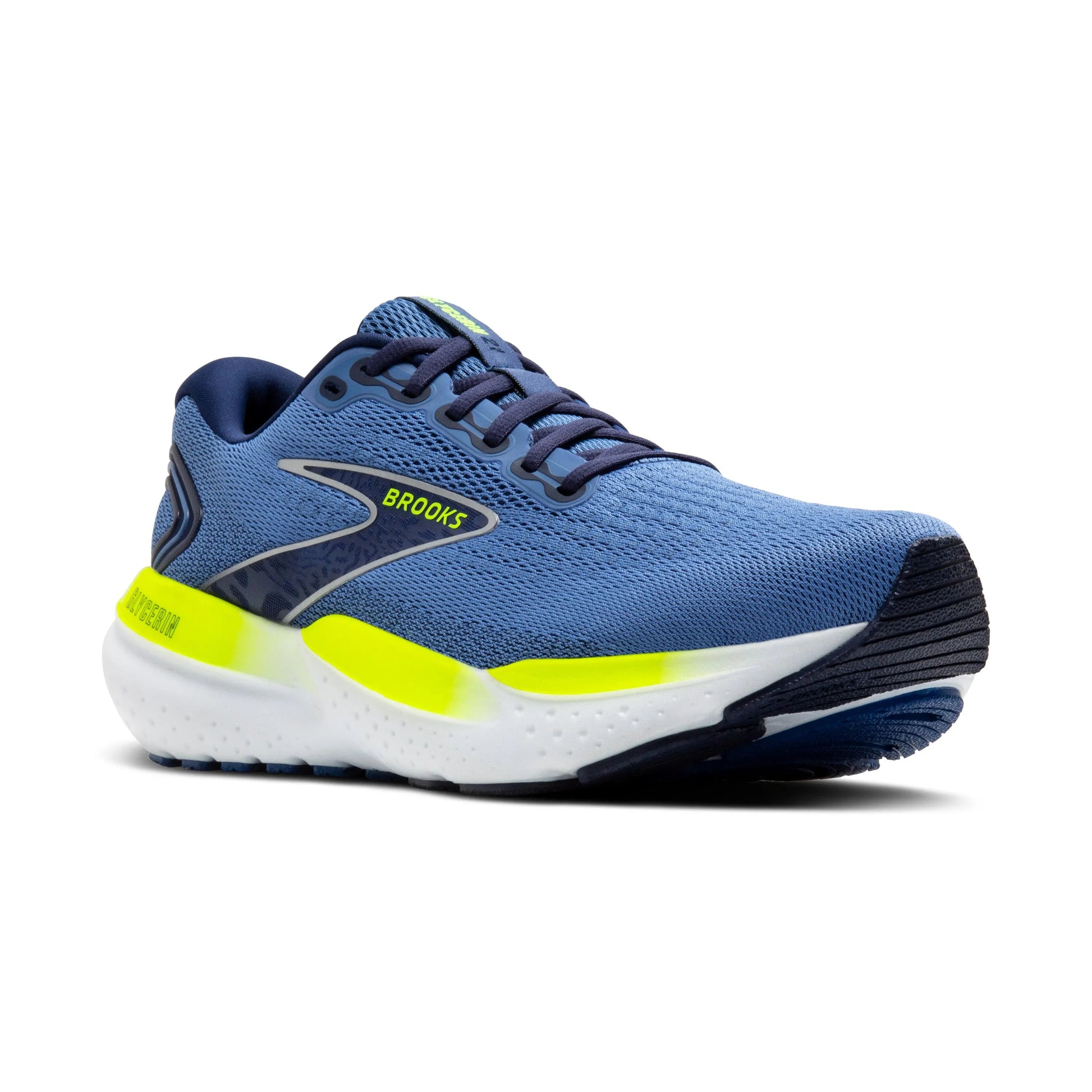 Brooks Glycerin 21 Mens Running Shoes Blue 