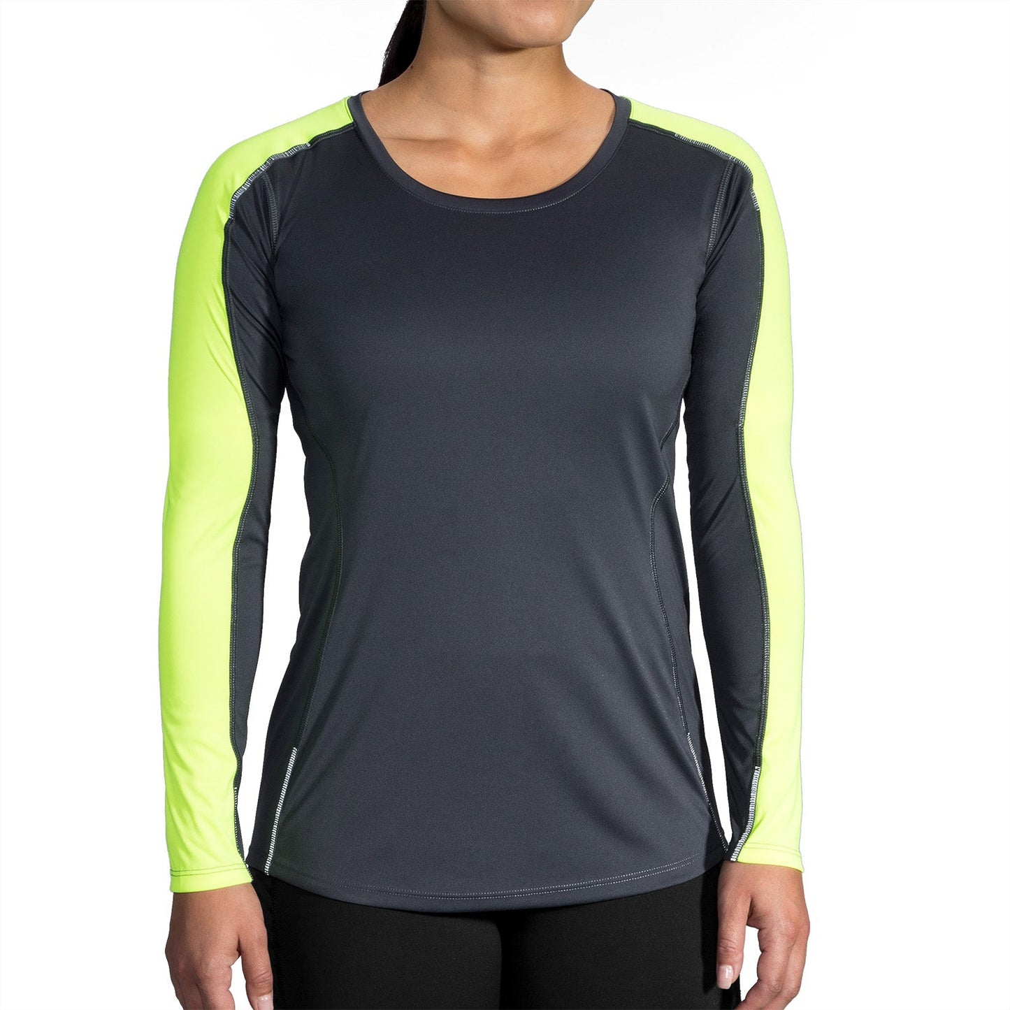 Brooks Womens Nightlife Long Sleeve Top