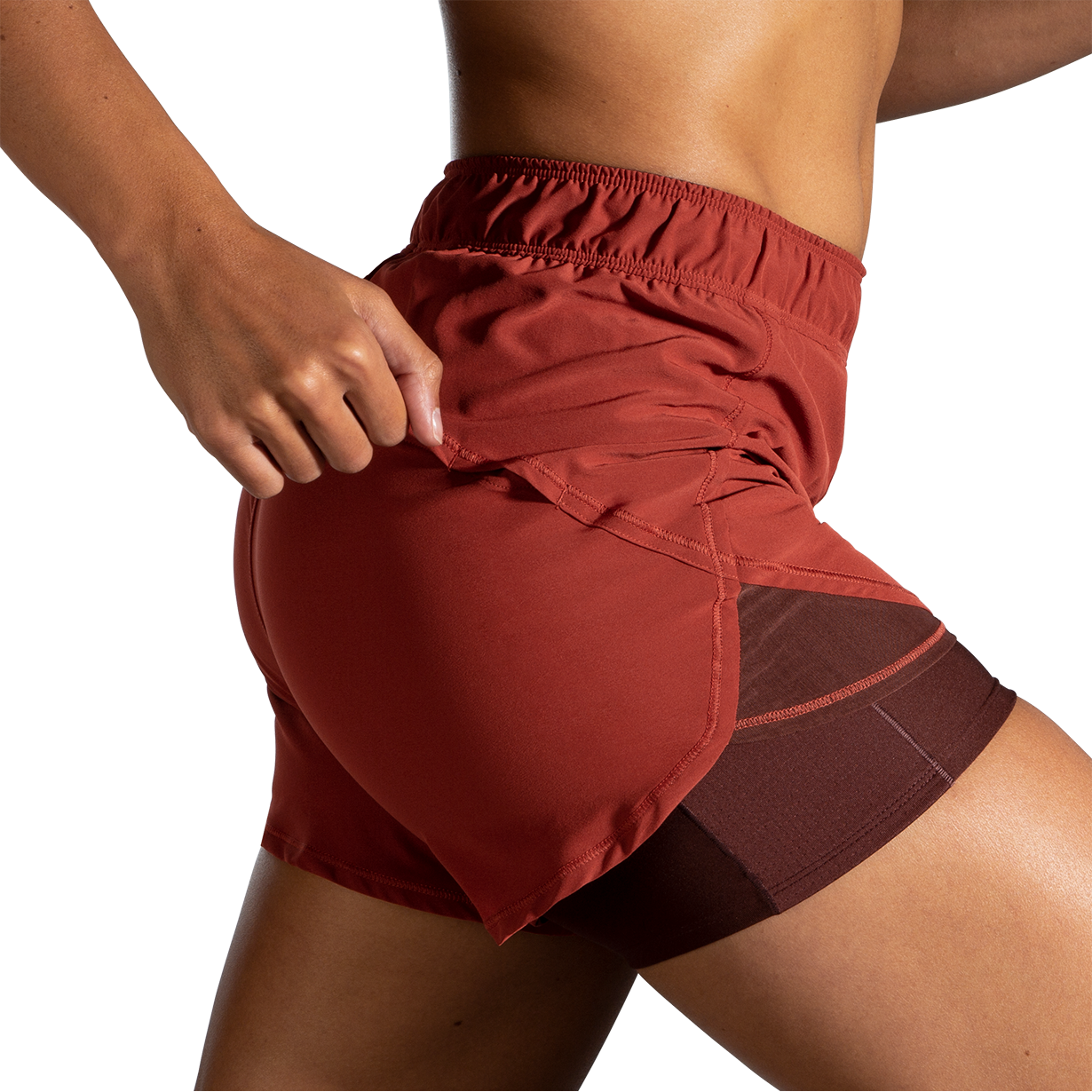 Brooks Chaser 5" 2 in 1 Womens Running Shorts