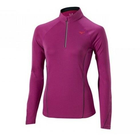 Mizuno Warma Lite 1/2 Zip Ls Tee Womens Aw16